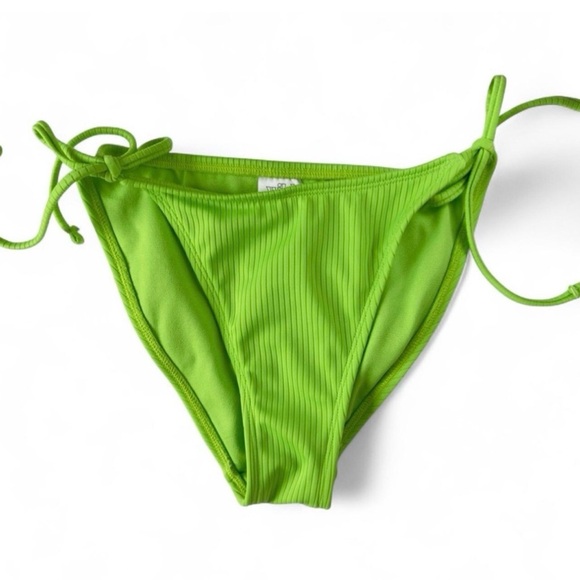 Two Piece Lime Longline Bikini - Picture 3 of 3